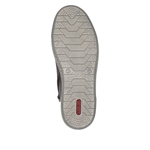 Rieker Men's Ankle Boots 17905-25 Dark Brown - Laced Leather Boots